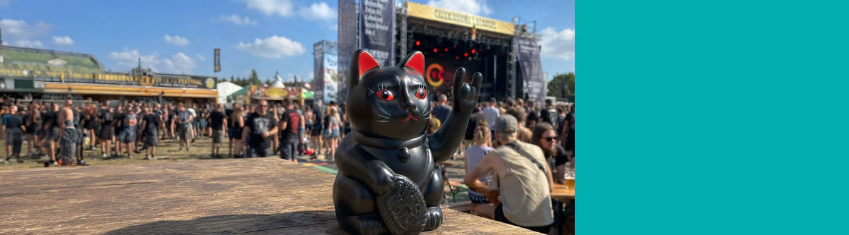 Rock Cat Winkekatze – das Kult-Geschenk für Festival- und Metal-Fans