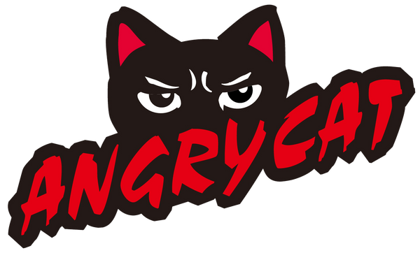 ANGRY CAT - Winkekatze Lucky CAT - Lustige winkende Katze - japanische  Winkkatze mit Stinkefinger - Dekoartikel Wackelfigur Katze - Winke-Arm mit