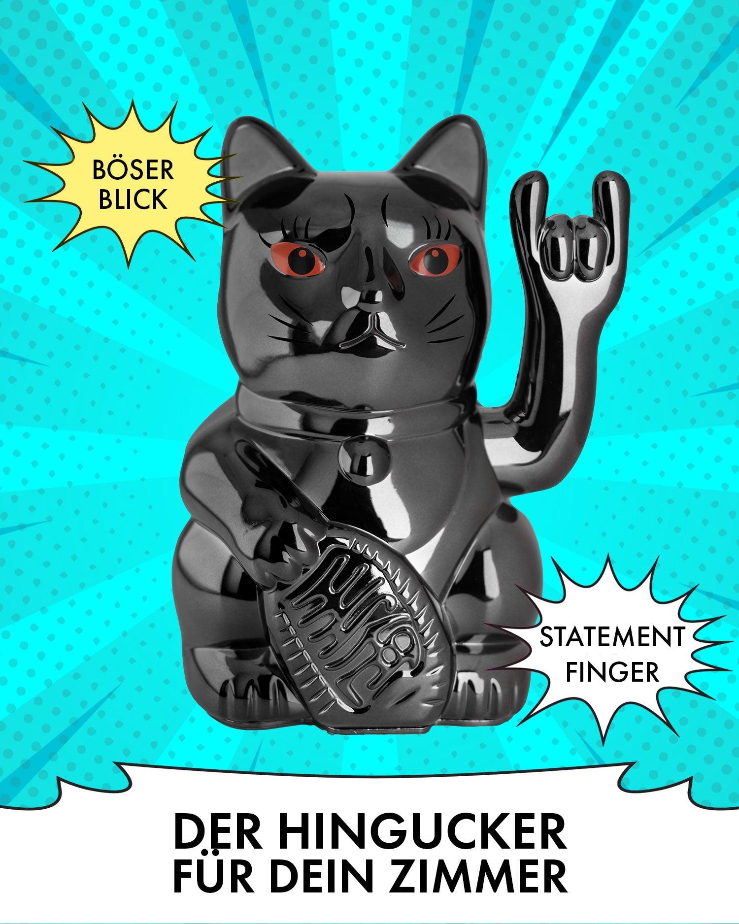 ROCK CAT - SHINY BLACK