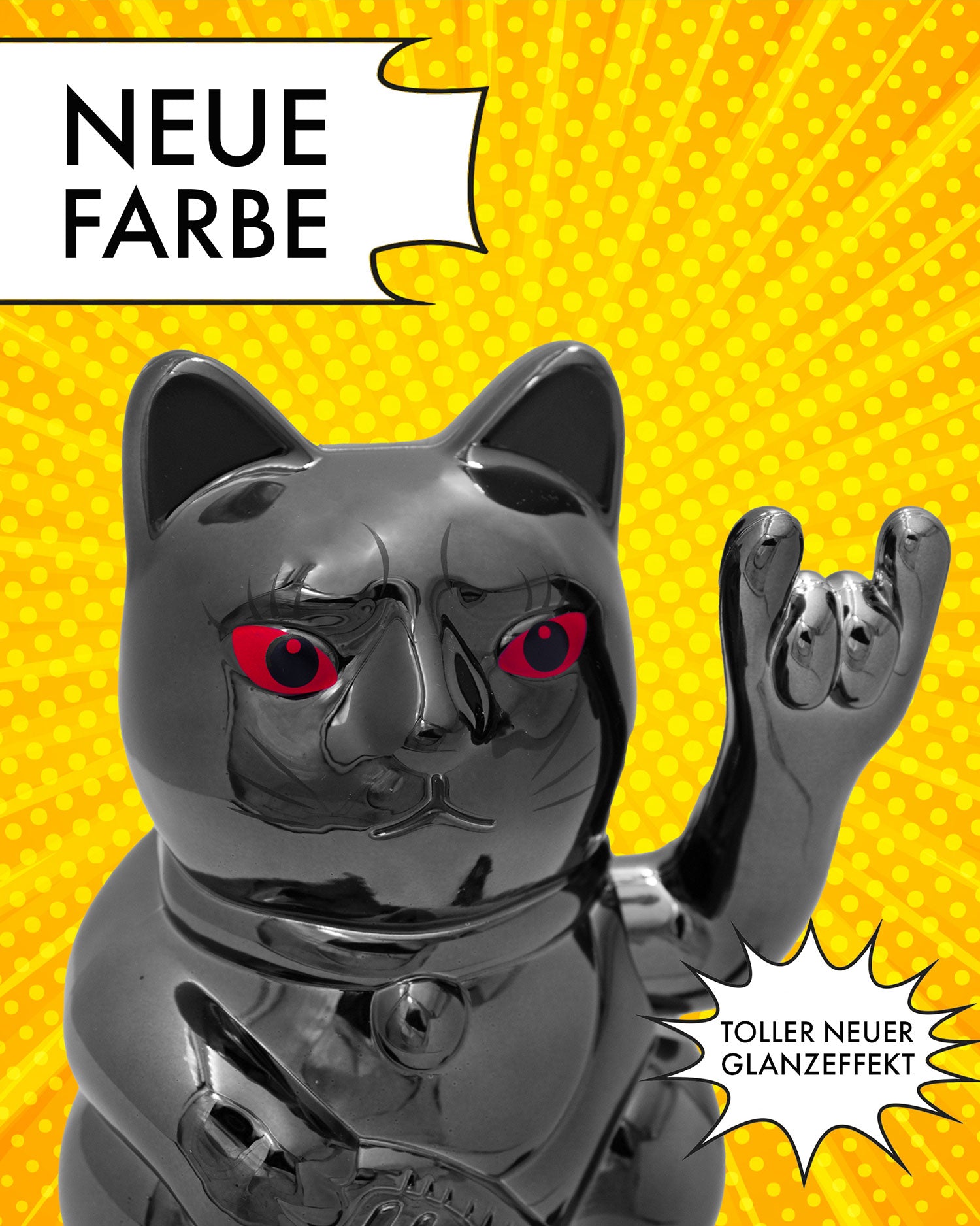 ROCK CAT - SHINY BLACK