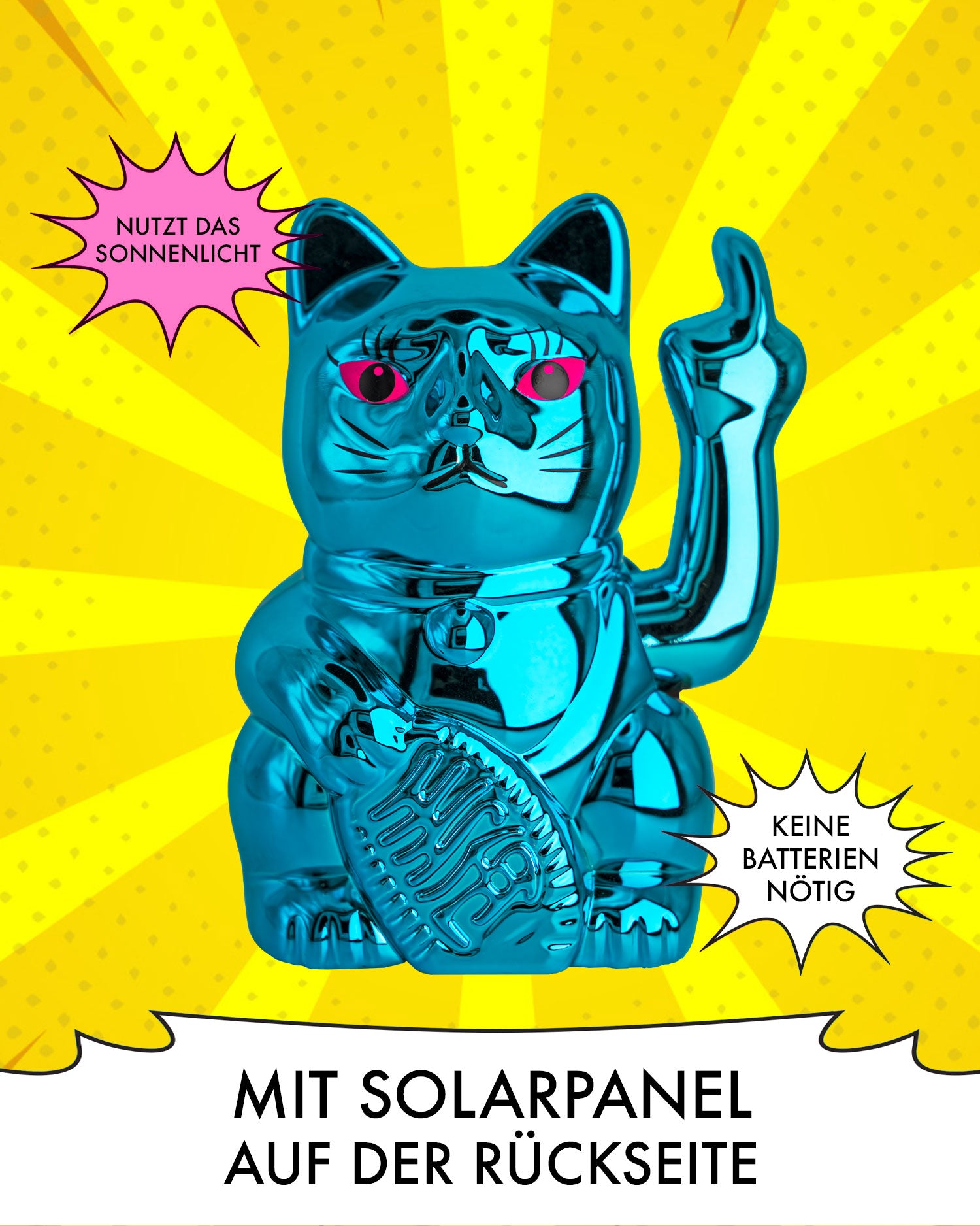 SOLAR CAT - METALLIC BLAU