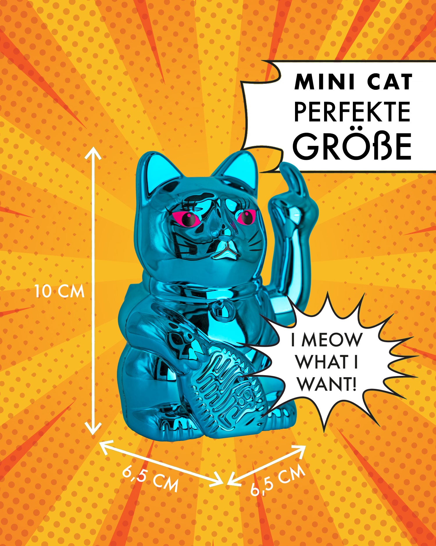 SOLAR CAT - METALLIC BLAU