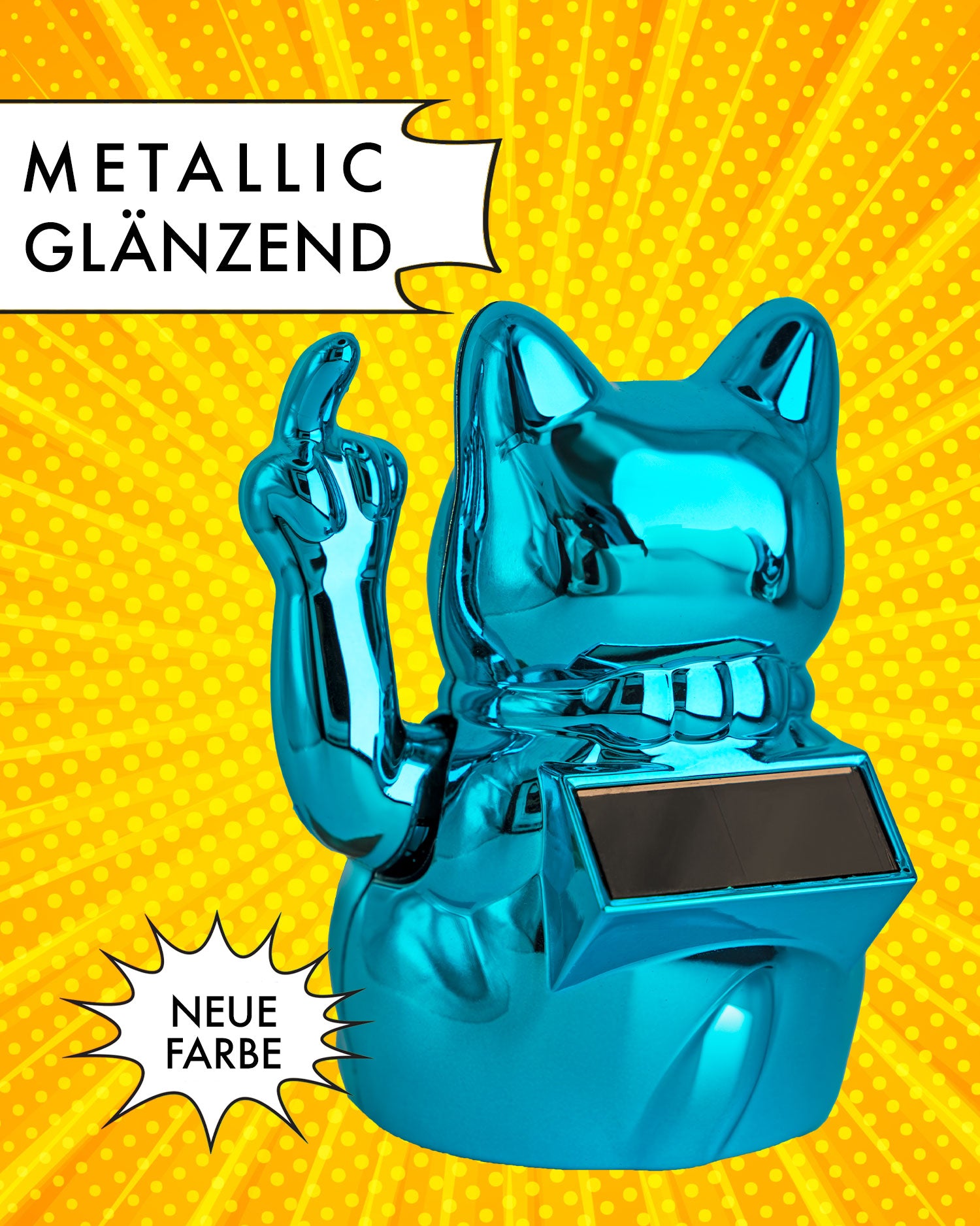 SOLAR CAT - METALLIC BLAU