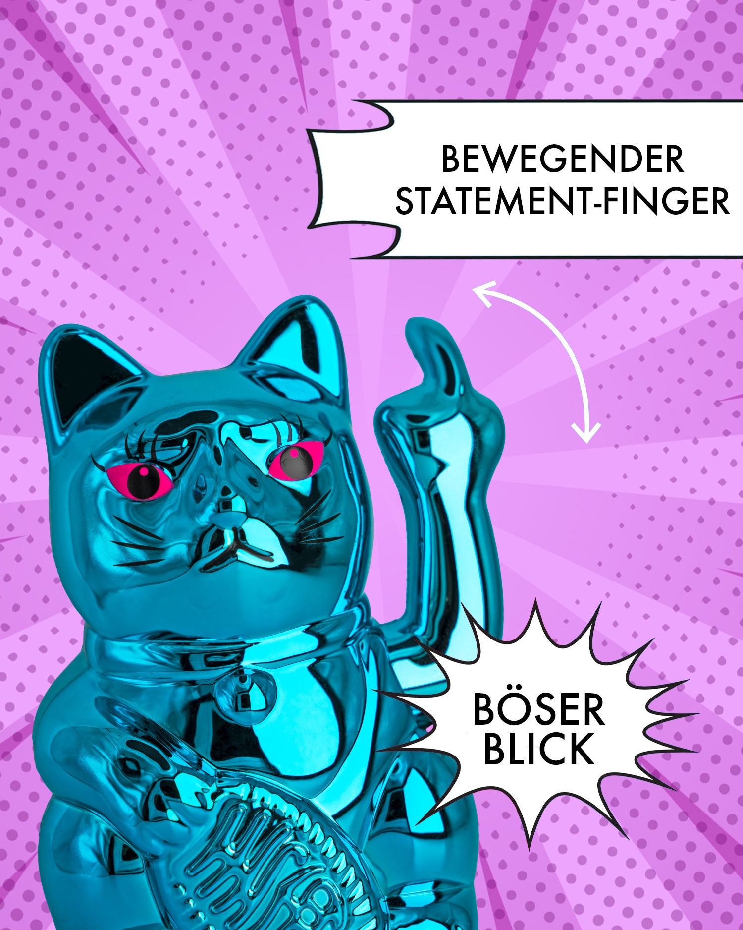 SOLAR CAT - METALLIC BLAU