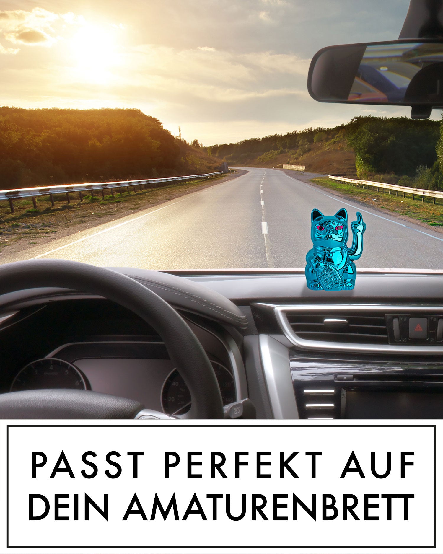 SOLAR CAT - METALLIC BLAU