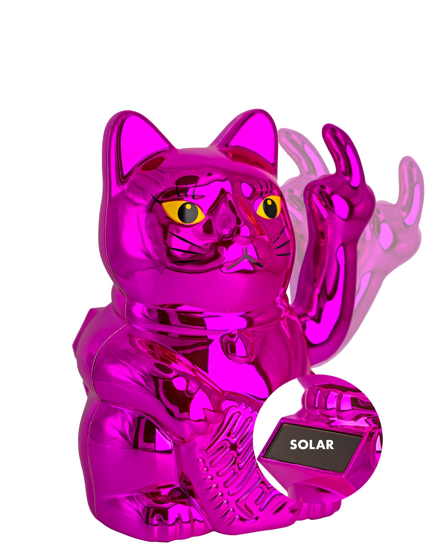 SOLAR CAT - METALLIC PINK