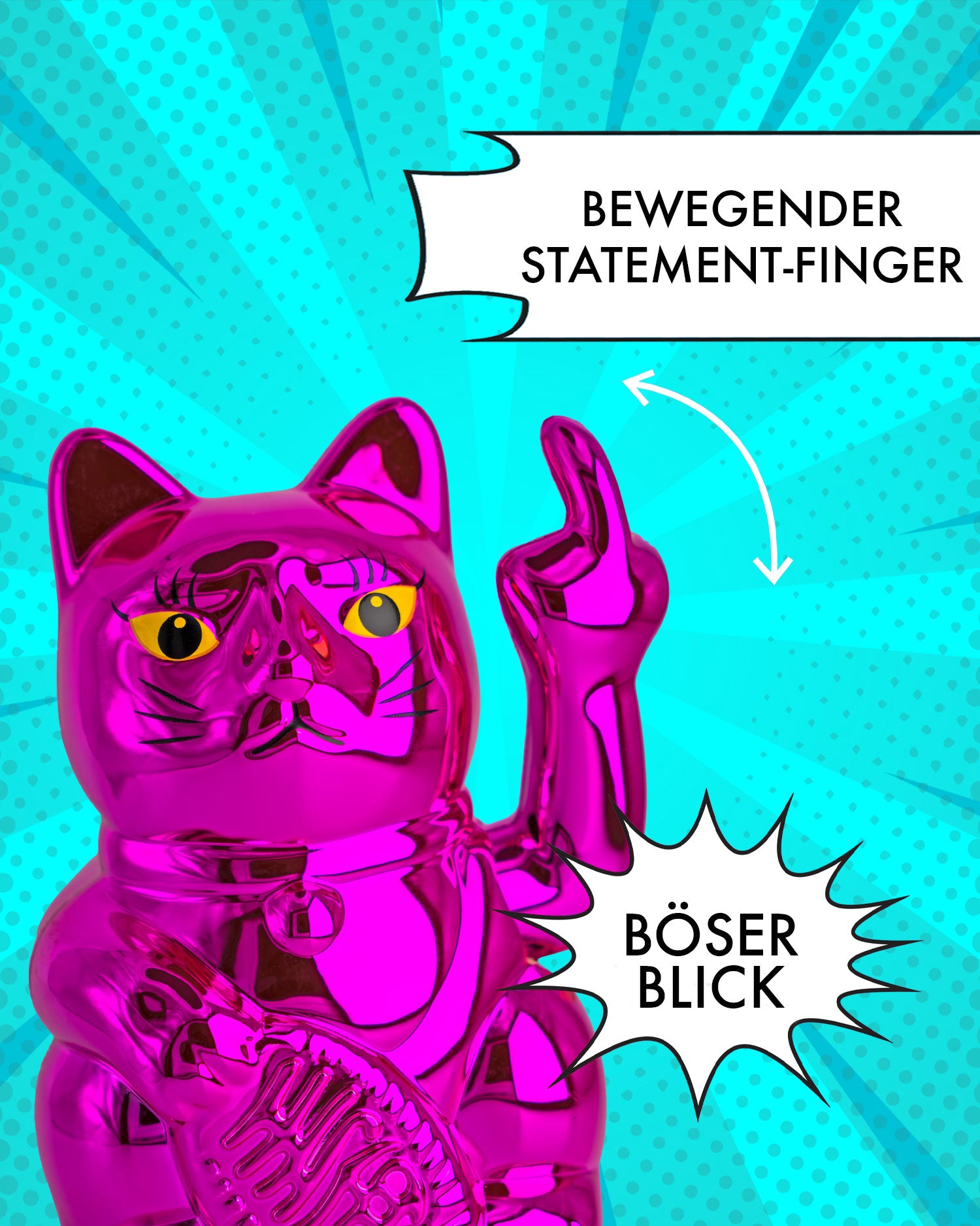 SOLAR CAT - METALLIC PINK