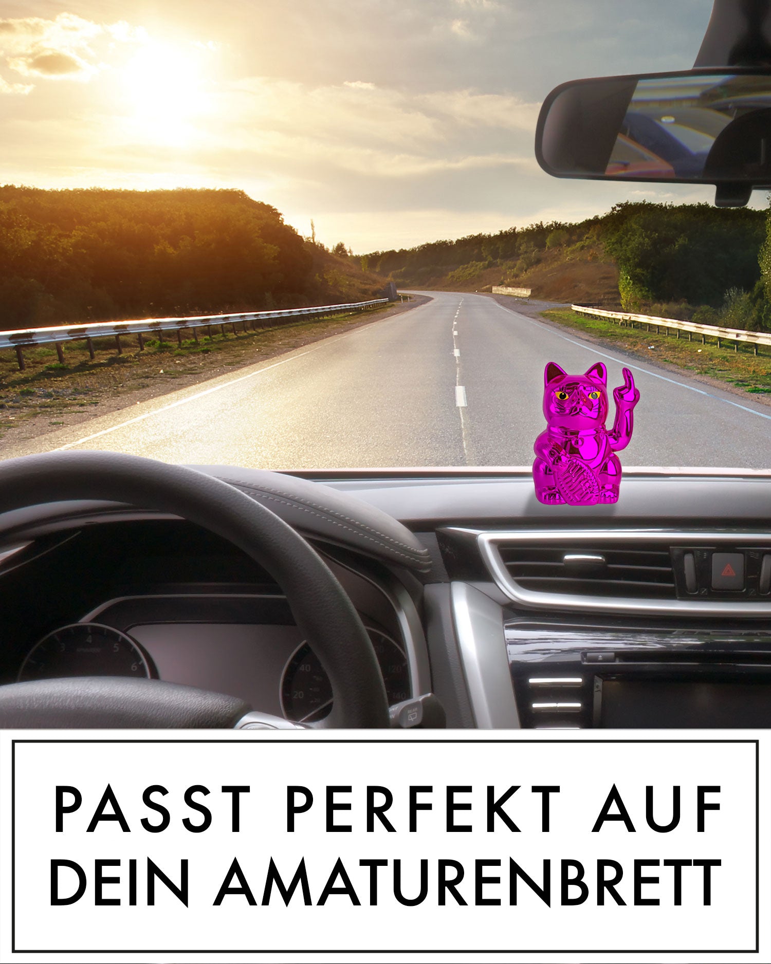 SOLAR CAT - METALLIC PINK