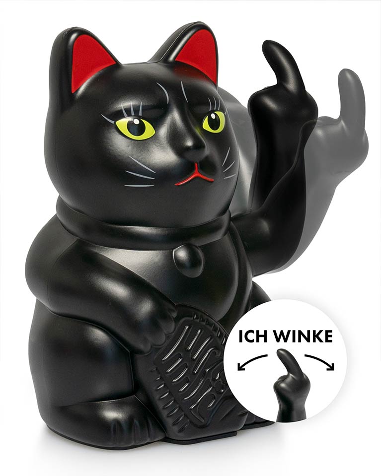 ANGRY CAT - BLACK