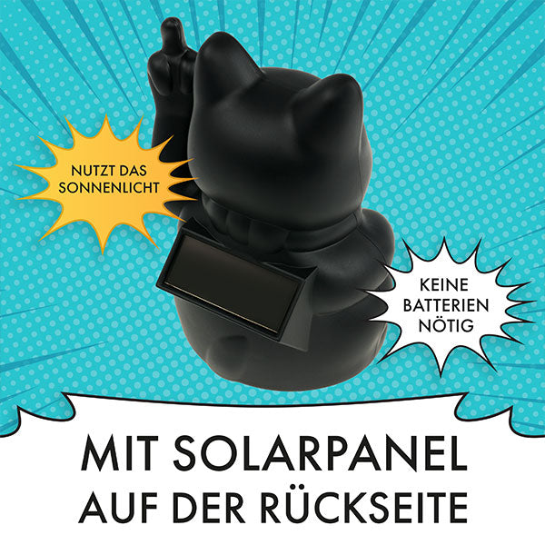 Solor Cat Angry Cat Winkekatze SOLAR CAT
