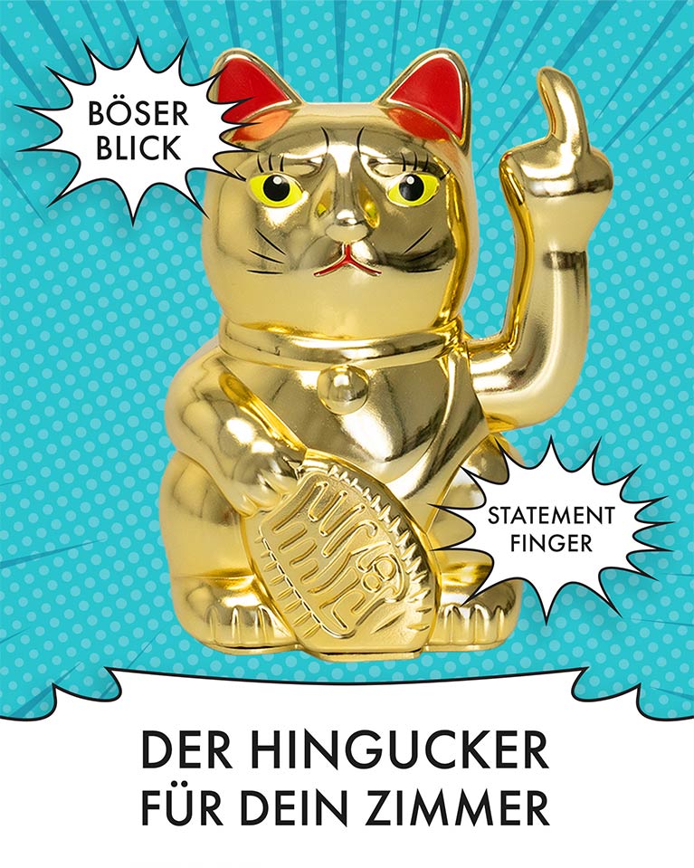Angry Cat Winkekatze GOLD angry-cat-winkekatze-gold