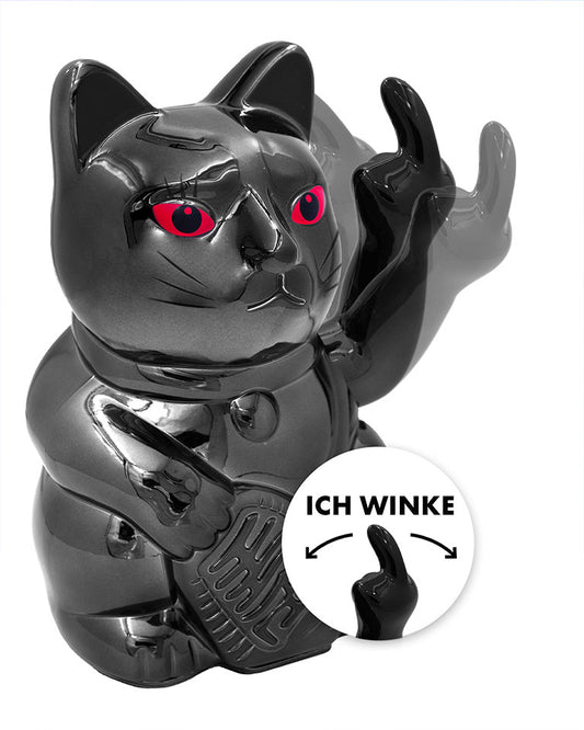 ANGRY CAT - SHINY BLACK