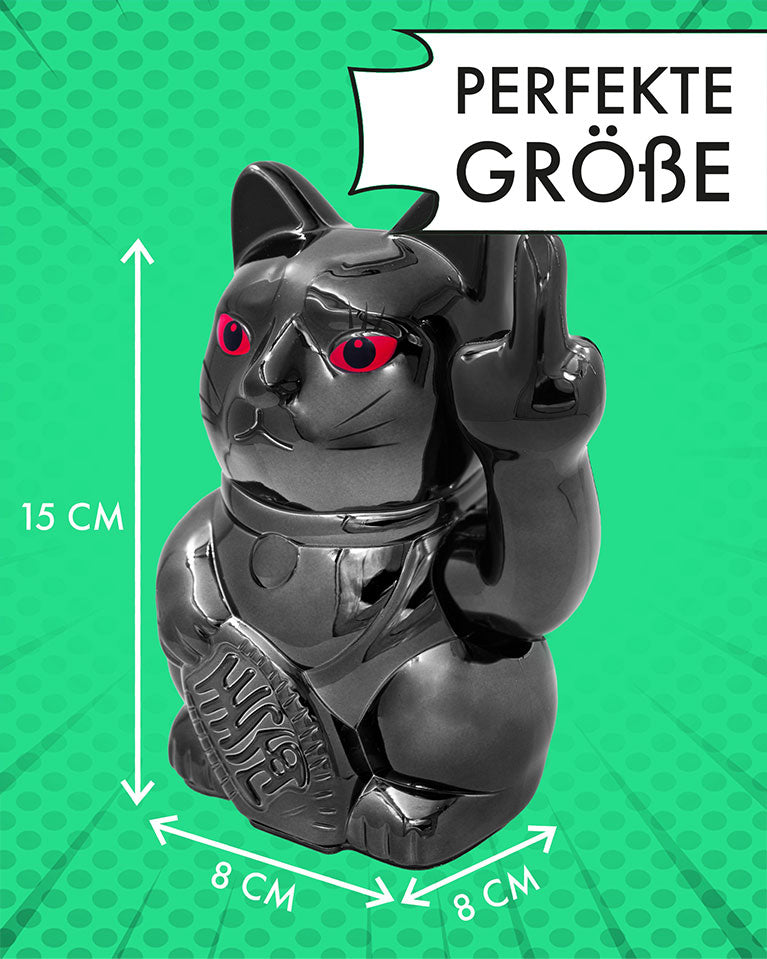 ANGRY CAT - NOIR BRILLANT