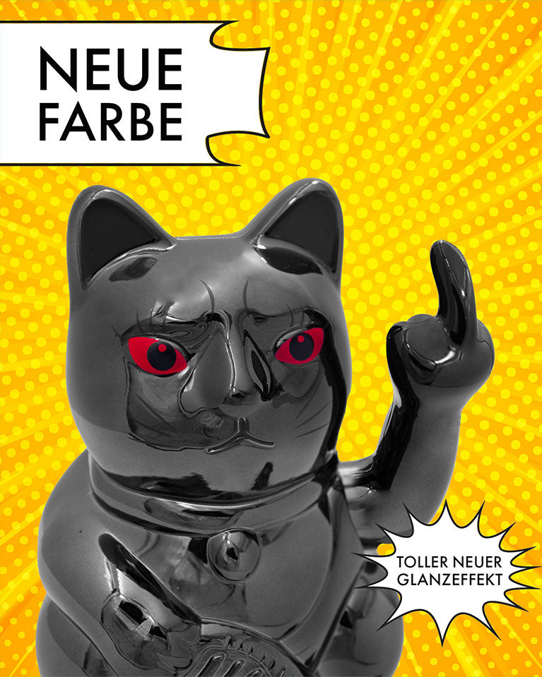 ANGRY CAT - NOIR BRILLANT